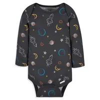 Baby's 3-Pack Space Onesies Bodysuits