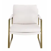 Guaynaa Arm Chair Gold White