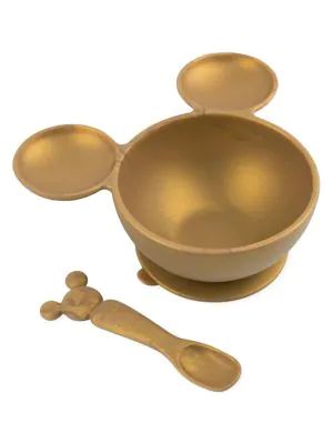 Disney Baby Minnie Mouse 2-Piece Silicone First Feeding Set