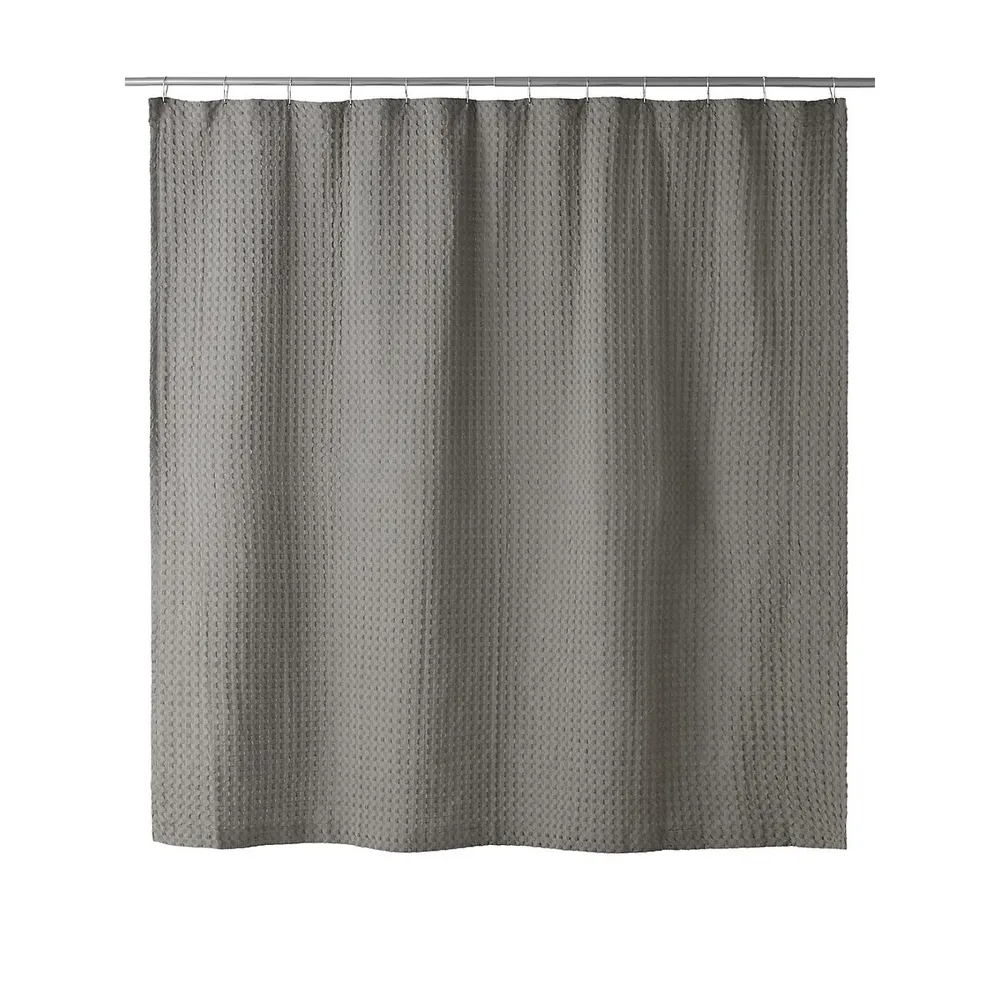 Waffle Texture Shower Curtain