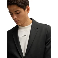 Slim-Fit Performance-Stretch Jersey Blazer