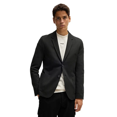 Slim-Fit Performance-Stretch Jersey Blazer