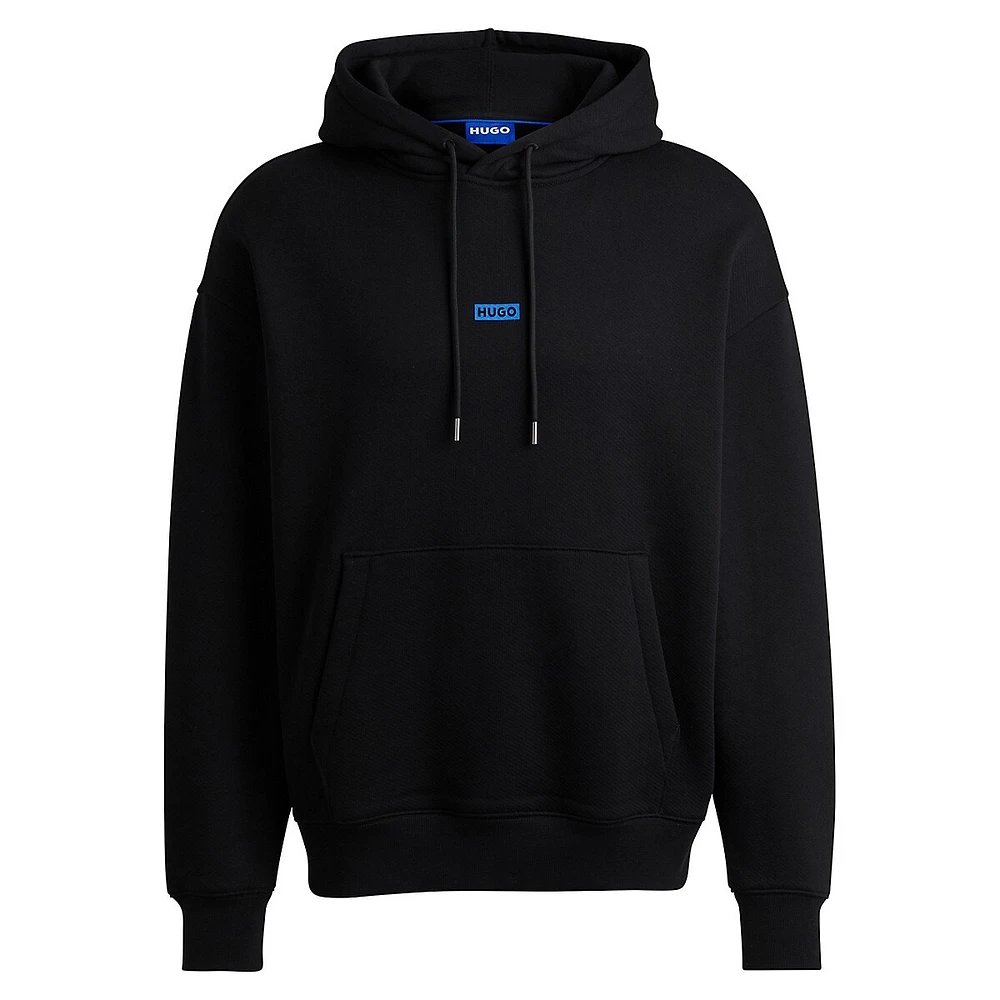 Loose-Fit Cotton-Terry Logo Hoodie