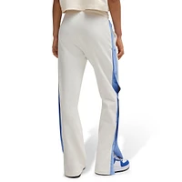 Stretch-Cotton Side-Tape Tracksuit Pants