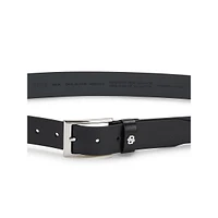 Double-B Monogram Keeper Leather Belt