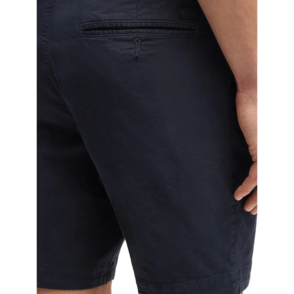 Slim-Fit Stretch-Cotton Twill Shorts