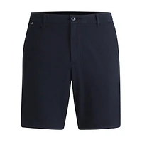 Slim-Fit Stretch-Cotton Twill Shorts