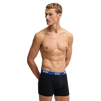 3-Pack Stretch-Cotton Logo Boxer Briefs