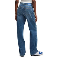 ElyahB Long-Length Straight-Fit Jeans