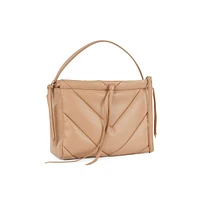 Katlin Chevron-Quilted Faux Leather Shoulder Bag