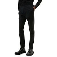 Howard Drawstring-Waist Extra-Slim Trousers