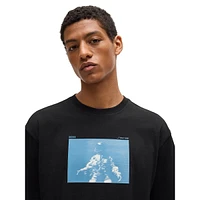 Relaxed-Fit Astronaut Graphic T-Shirt