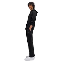 Cotton-Terry Tracksuit Pants With Decorative Reflective Trims