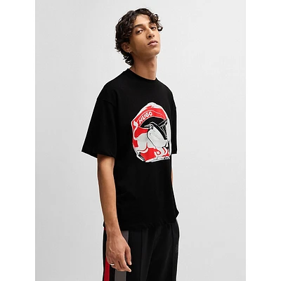 Oversized Racing Graphic T-Shirt