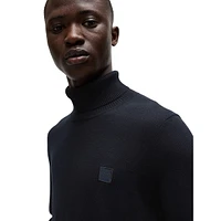 Cotton-Cashmere Turtleneck Sweater