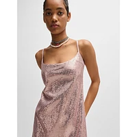 Sequin Mini Slip Dress