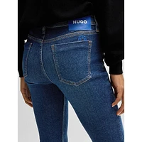 Getti Low-Rise Flared Stretch Jeans