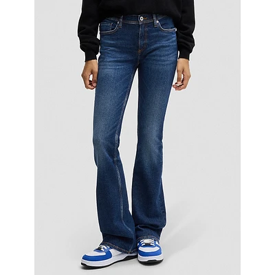 Getti Low-Rise Flared Stretch Jeans