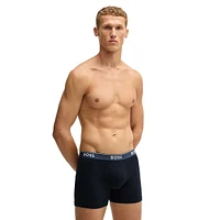 3-Pack Stretch-Cotton Logo Boxer Briefs