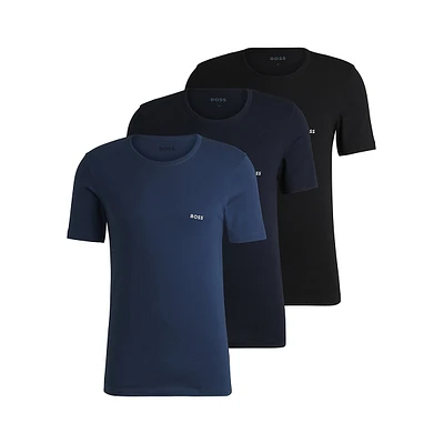 3-Pack Cotton Logo Lounge T-Shirts