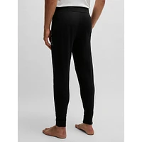 Cotton Terry Logo Stripe Drawcord Lounge Pants