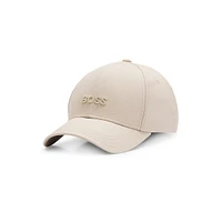 Cotton-Twill Six-Panel Cap with Embroidered Logo