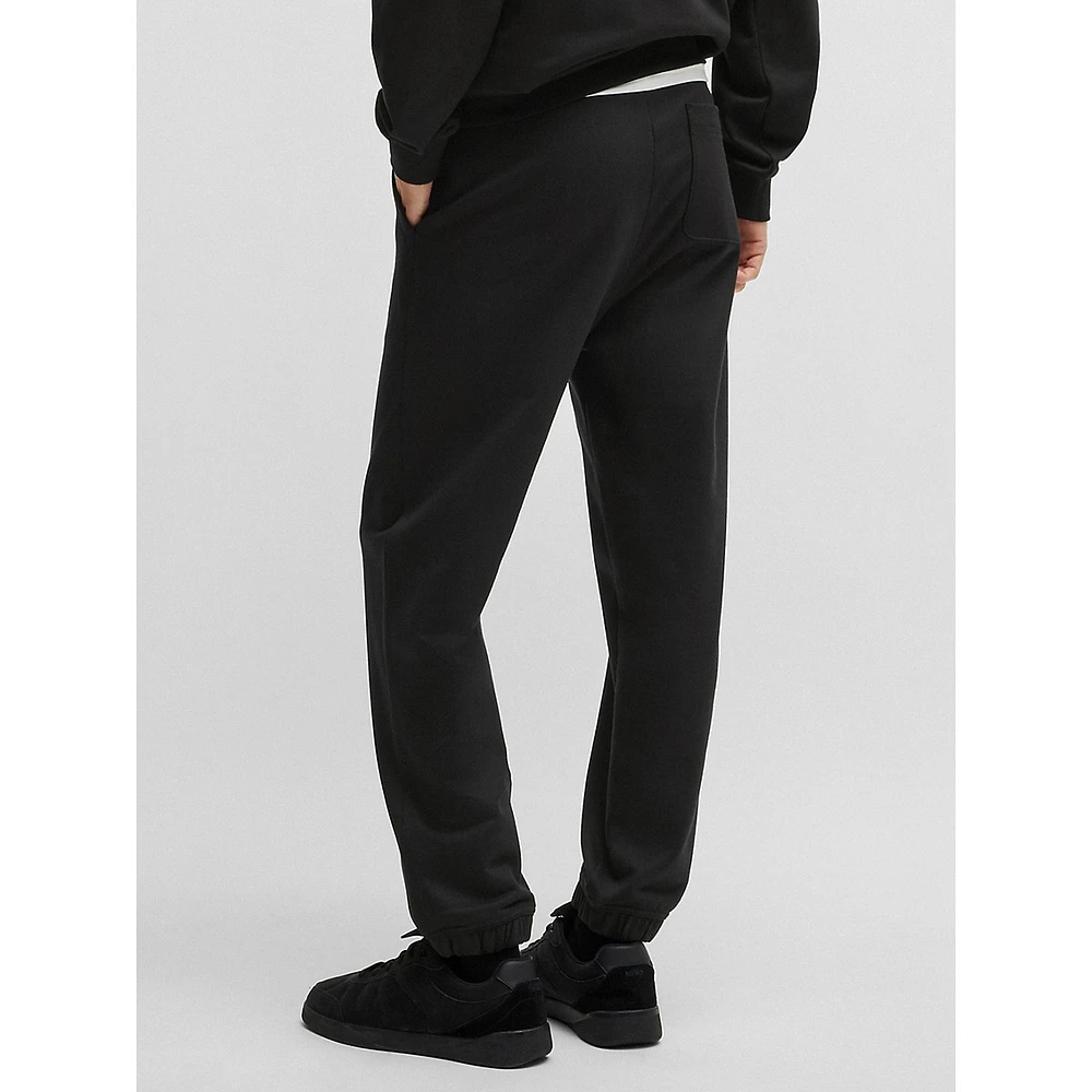 Smoke Logo Cotton-Terry Tracksuit Bottoms