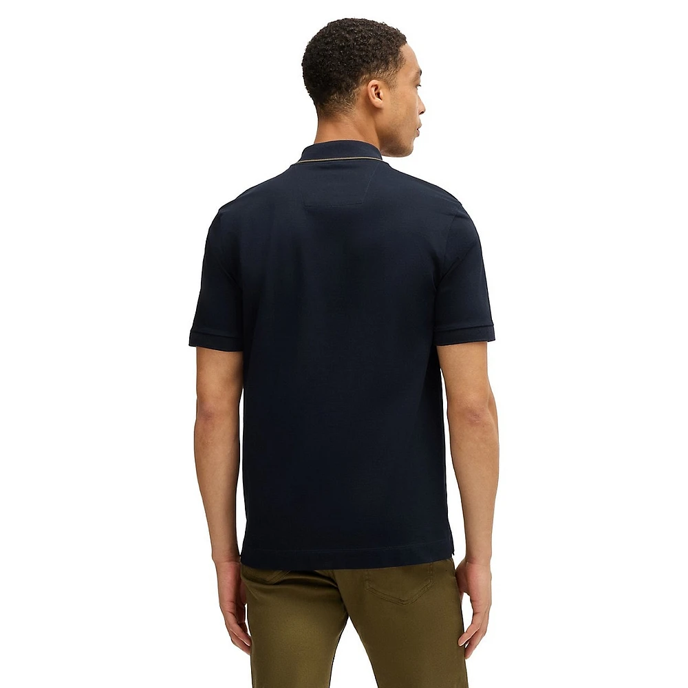 Porsche x Boss Paras Stretch-Cotton Polo Shirt