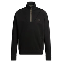 Double B Monogram Zip-Neck Sweatshirt