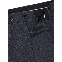 Genius Slim-Fit Patterned Wool-Blend Suit Pants