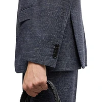 Hutson Slim-Fit Patterned Wool-Blend Suit Jacket