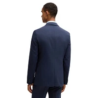 Houston Slim-Fit Wool-Blend Check 3-Piece Suit