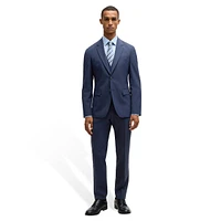 Houston Slim-Fit Wool-Blend Check 3-Piece Suit