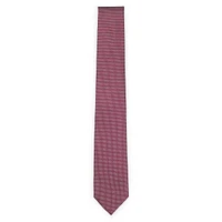 Silk-Blend Jacquard Regular-Cut Tie