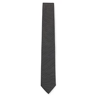 Silk-Blend Micro-Jacquard Regular-Cut Tie