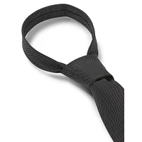 Silk-Blend Micro-Jacquard Regular-Cut Tie