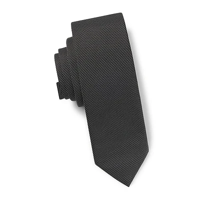 Silk-Blend Micro-Jacquard Regular-Cut Tie