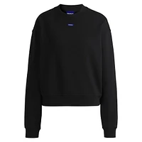 Boxy Cotton-Terry Logo Sweatshirt