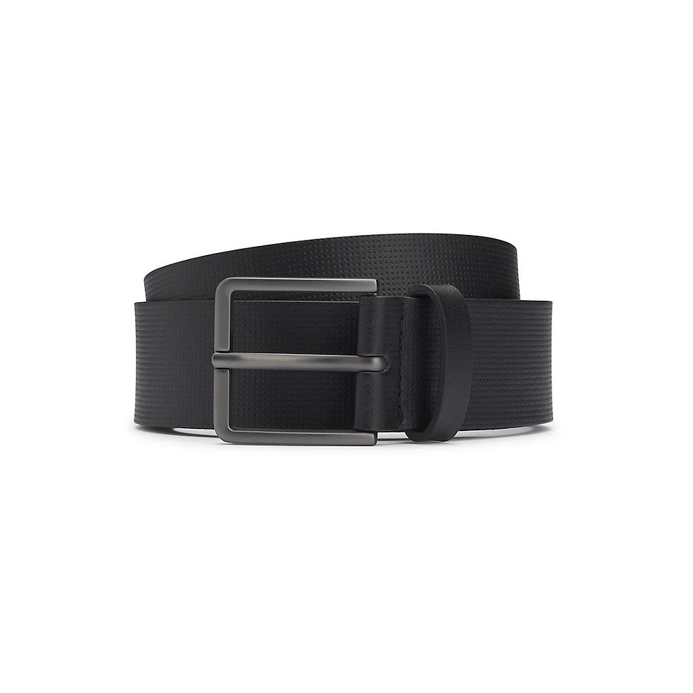 Embossed Leather Belt