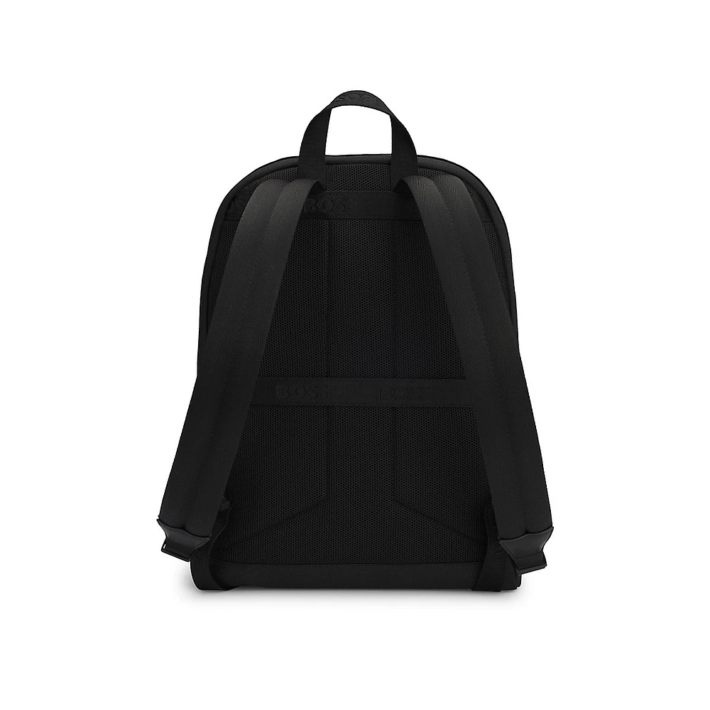 Structured Backpack With Signature Trim