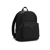 Structured Backpack With Signature Trim