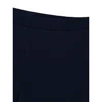 Tiluna Side-Zip Slim-Leg Cropped Dress Pants