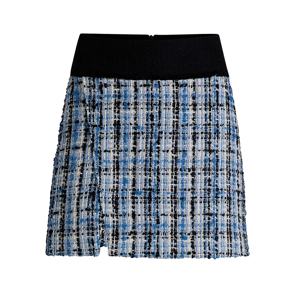 Multicoloured Tweed Mini Skirt