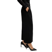 Regular-Fit High-Waisted Virgin Wool Dress Pants