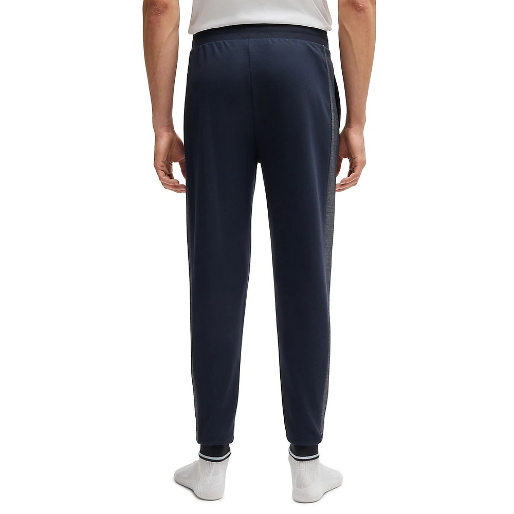 Contrast-Piped Lounge Pants