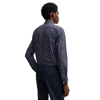 Slim-Fit Performance-Stretch Print Shirt