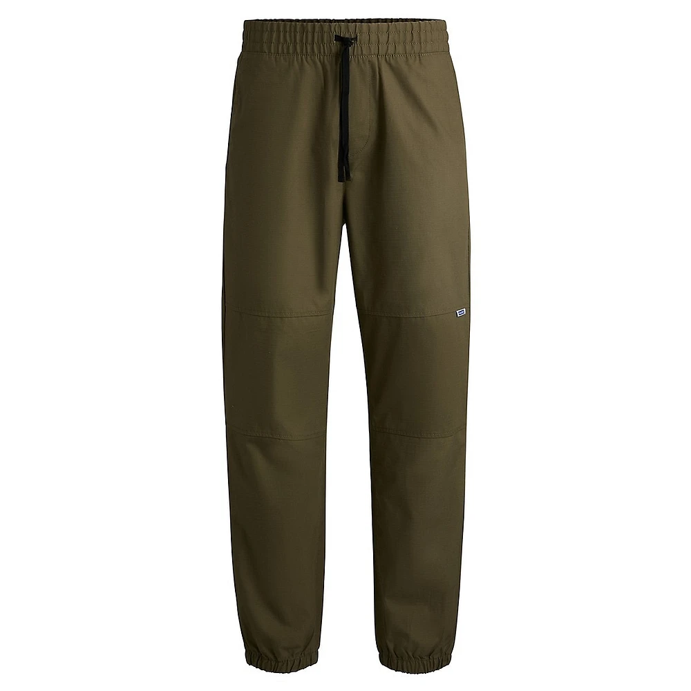 Tapered-Fit Drawstring Pants