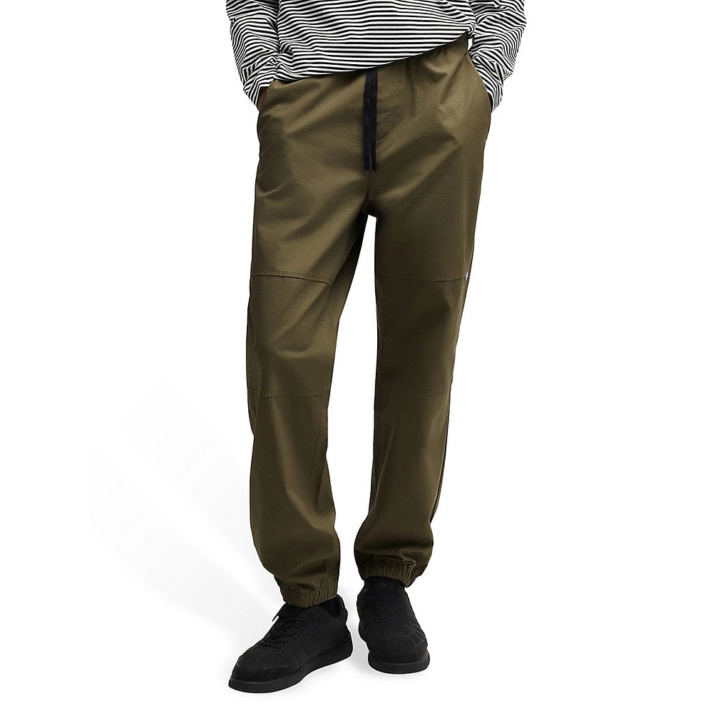 Tapered-Fit Drawstring Pants