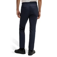 Slim-Fit Paper-Touch Stretch-Cotton Suit Pants