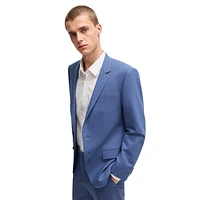 Slim-Fit Performance-Stretch Wool-Blend 2-Piece Suit